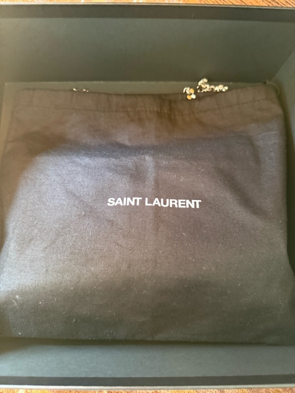 Saint Laurent Kate Black Leather YSL Chain Crossbody Bag - Picture 12 of 13
